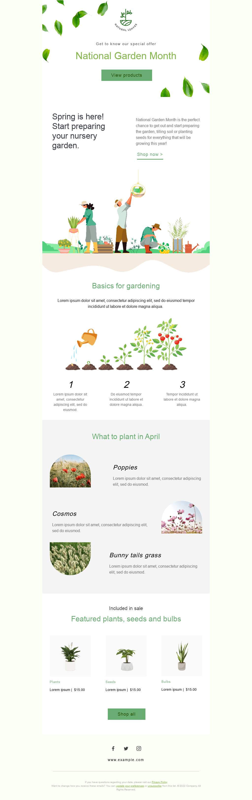 Special Offer For National Garden Month