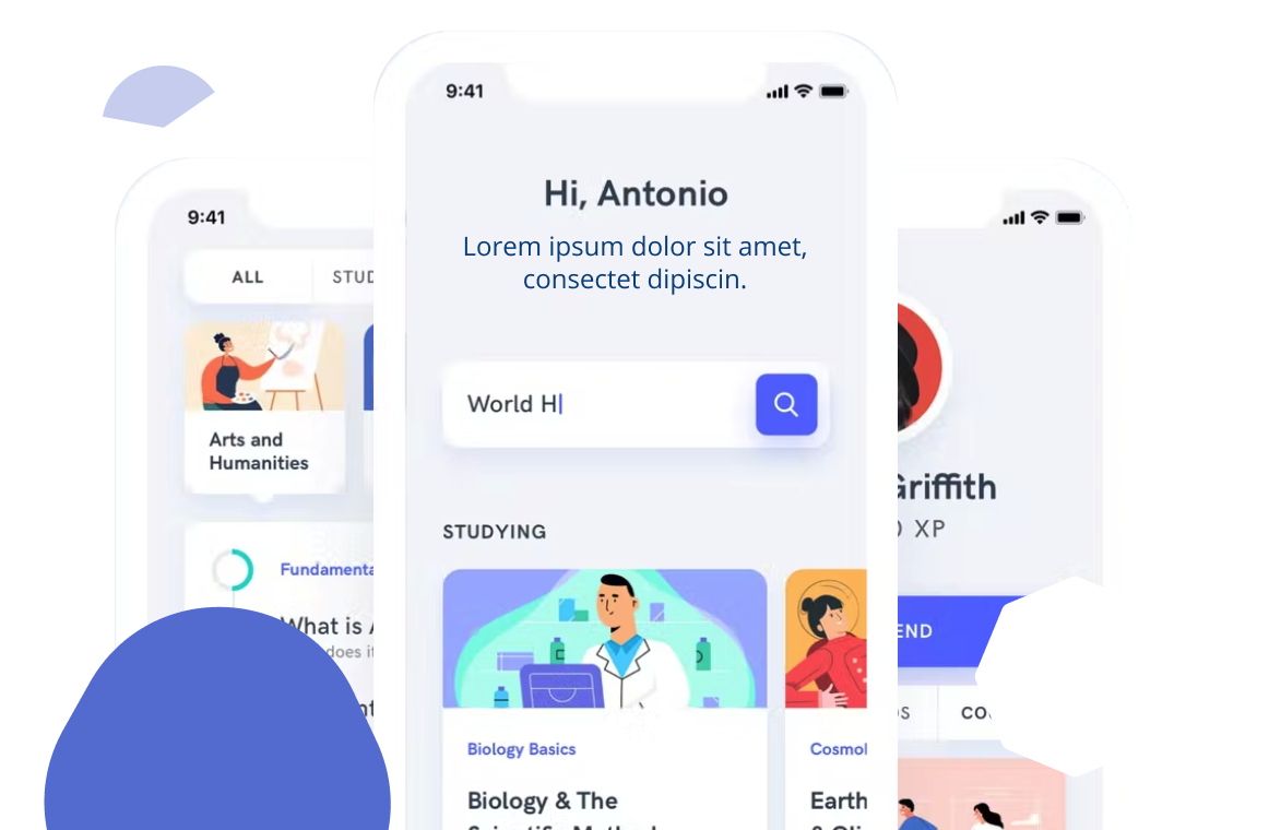 App Screens Mockup