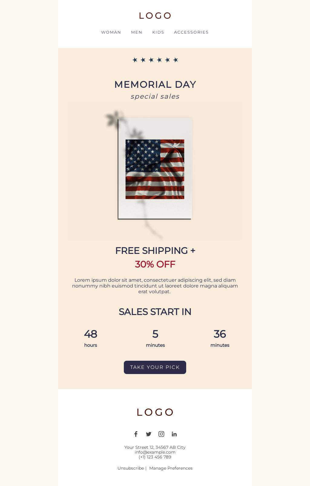 Memorial Day Flash Sale