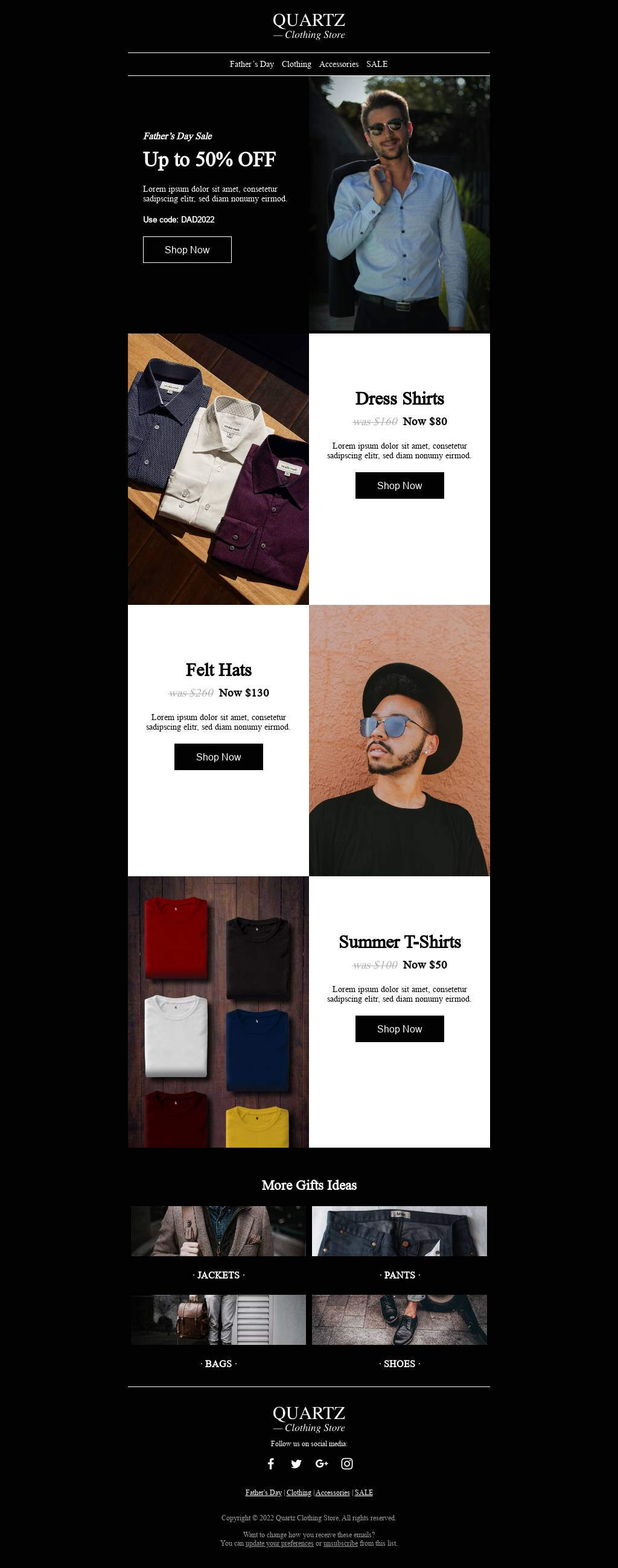 Father's Day Fashion Sale