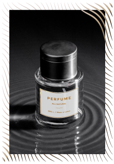 Black Perfume On Water Photo