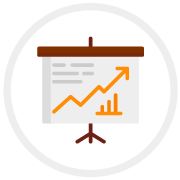 Upward Graph Chart Icon