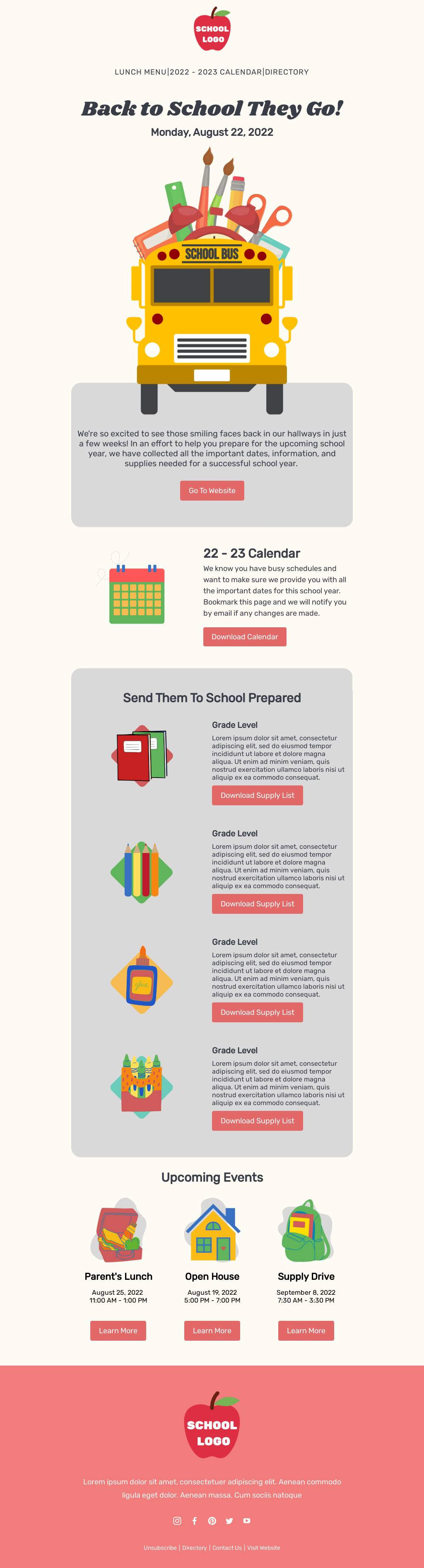 Back to School They Go!