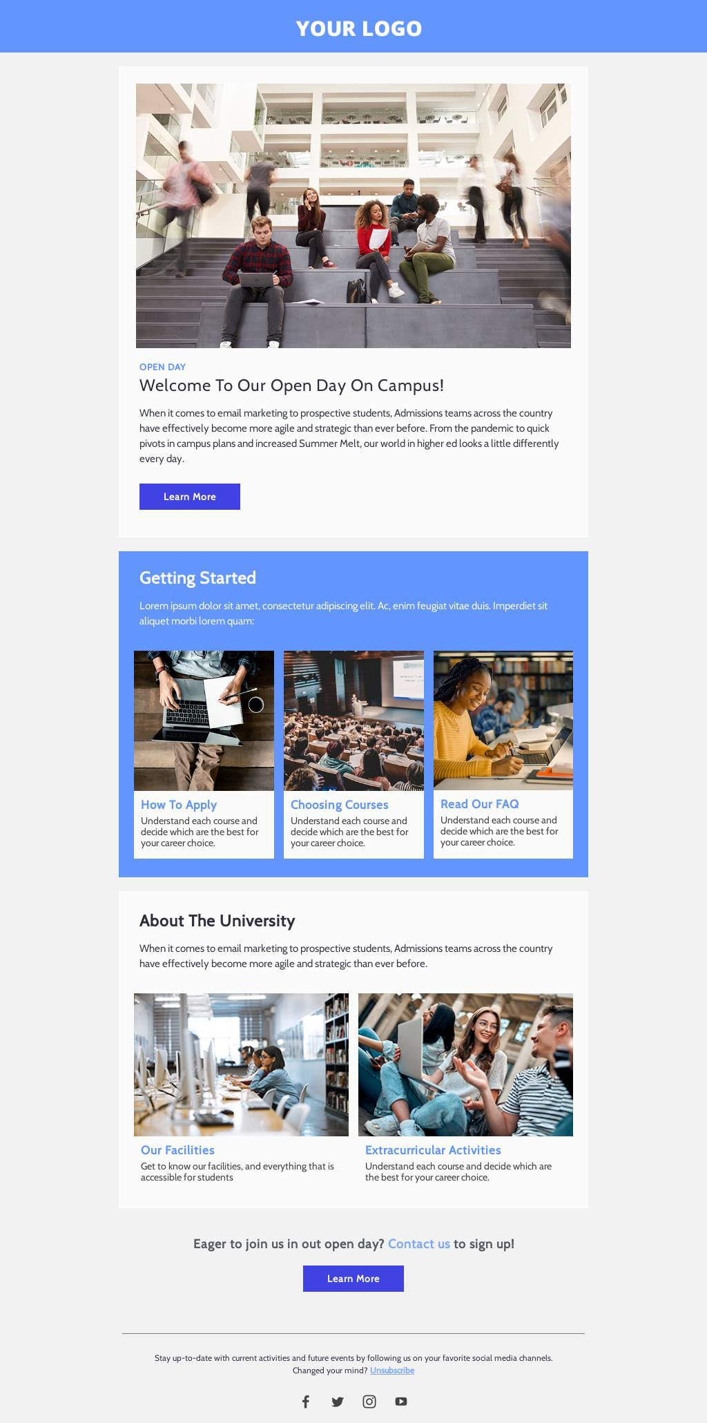 Higher Ed Open Day