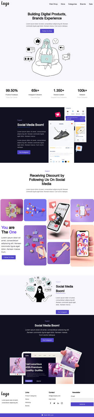 Free HTML Page Templates - Beefree