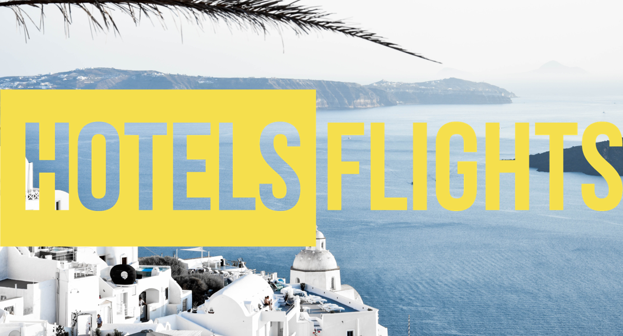 Hotels and Flight Banner