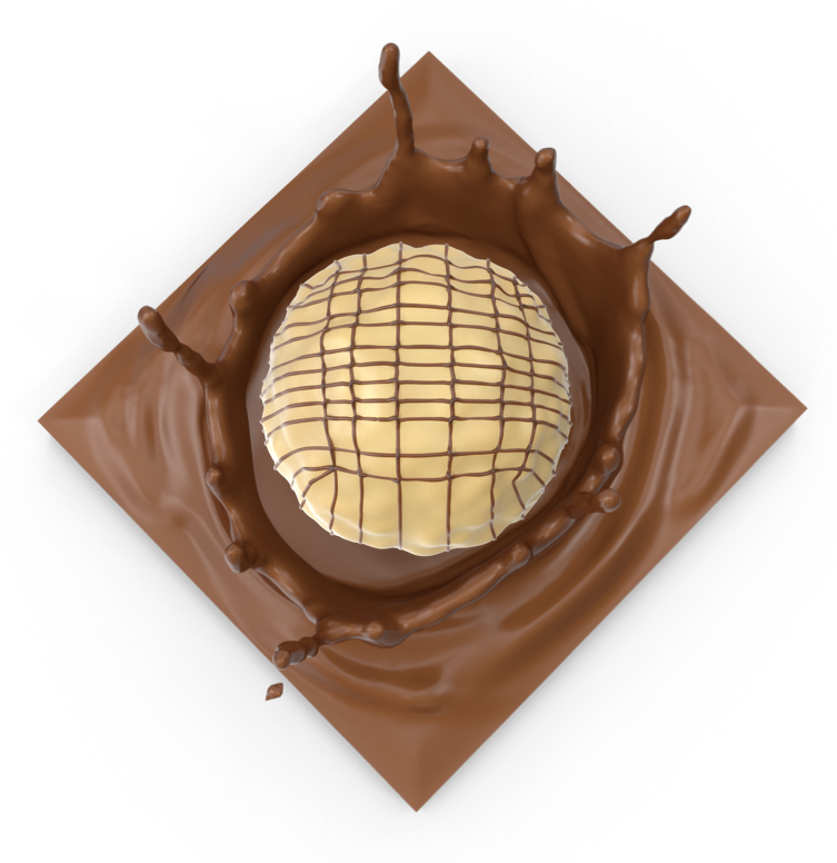 Mixing chocolate