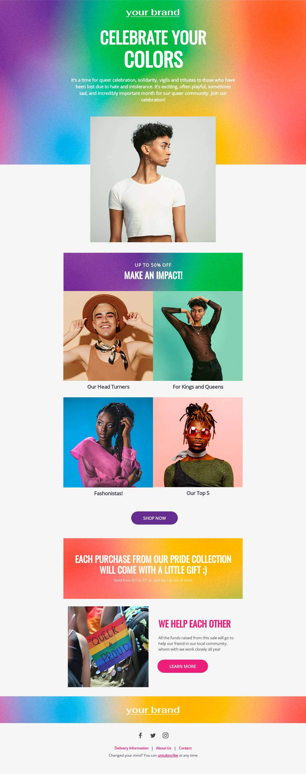 Pride Month - Celebrate Your Colors!