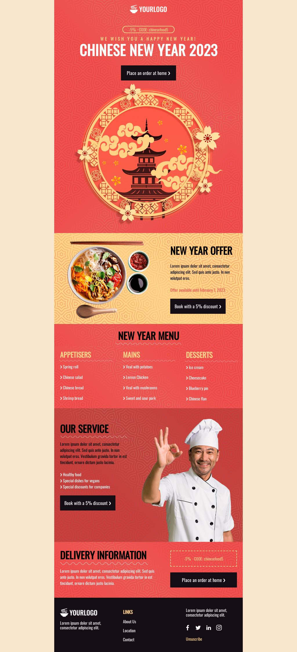 Restaurant Chinese New Year 2023