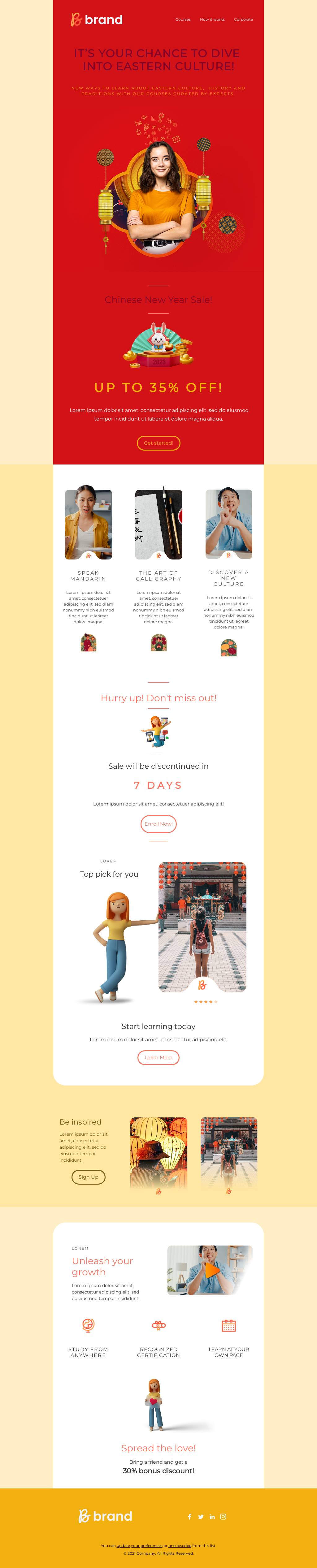 Chinese New Year 2023 - Online Courses Sale