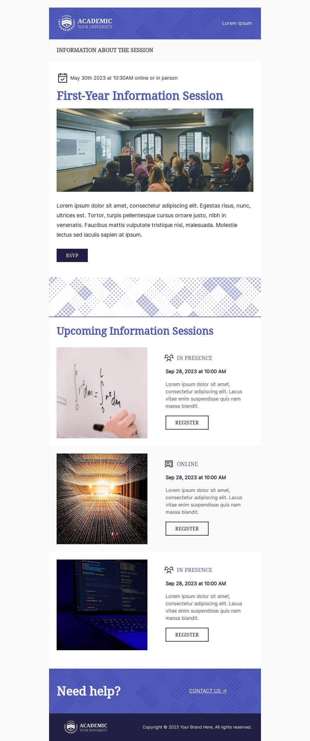 Information session