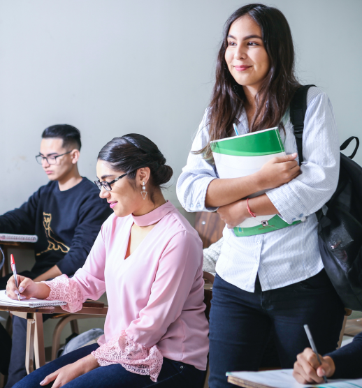 girl in classroom 