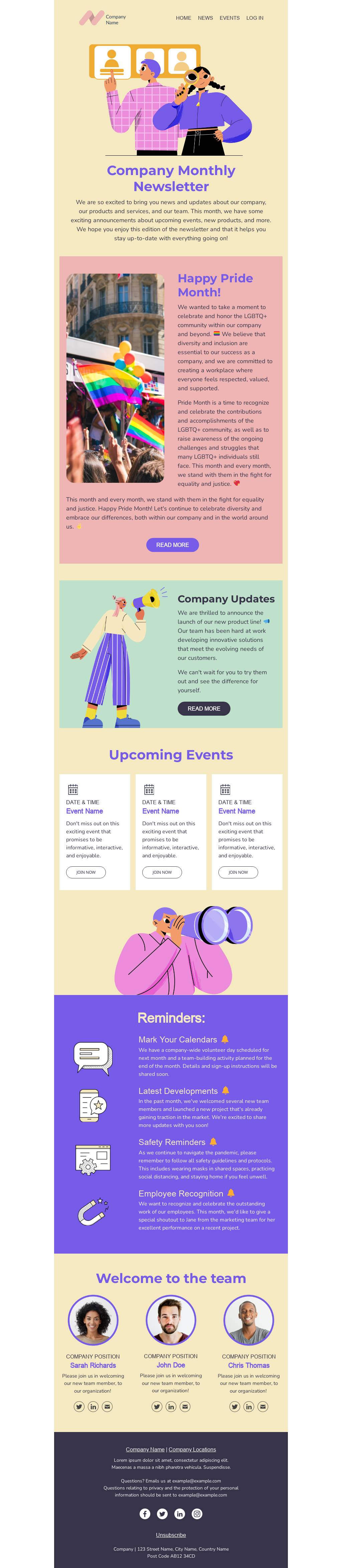 Monthly Newsletter - Pride Month