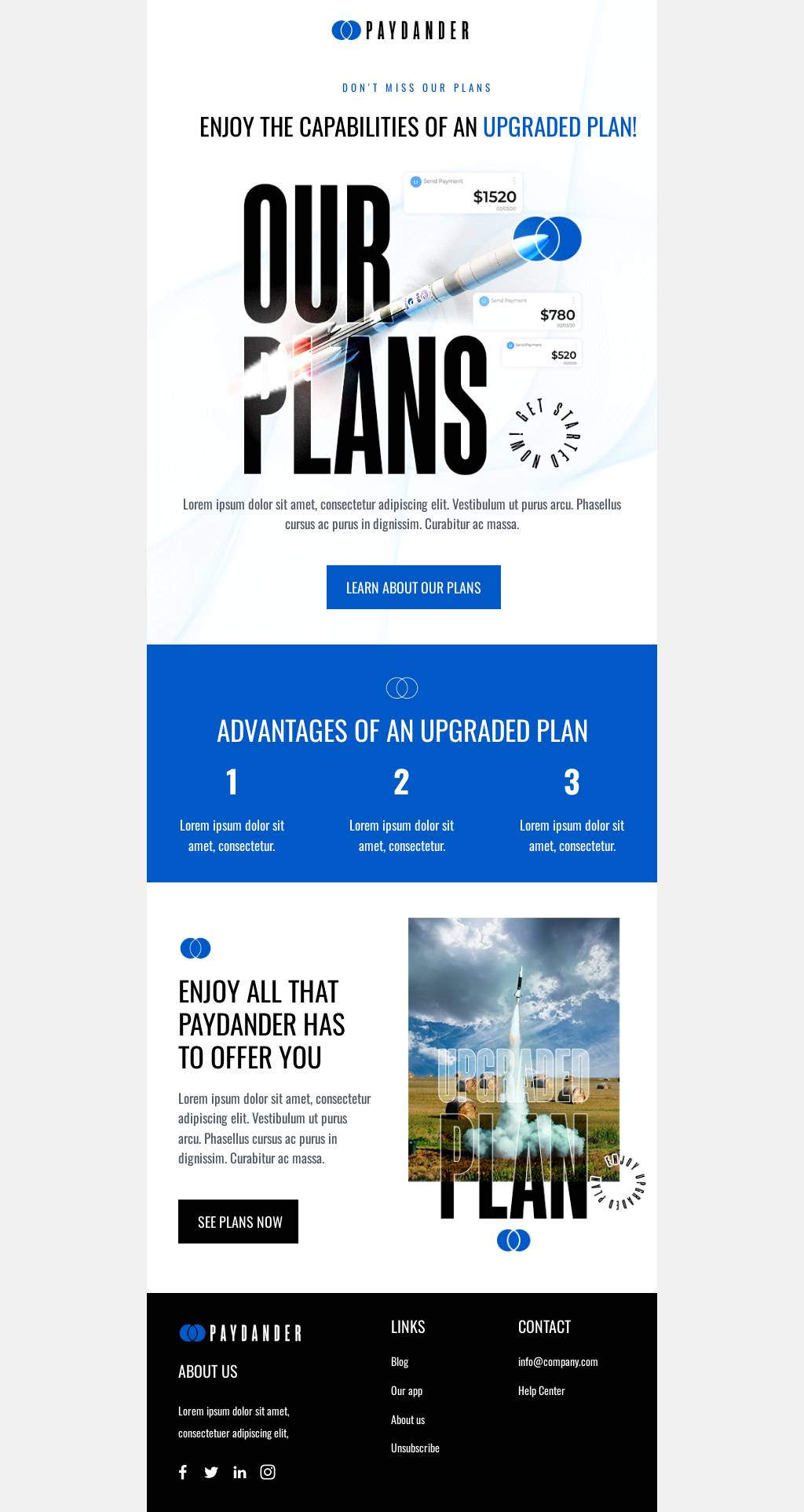 Finance App Upgraded Plan