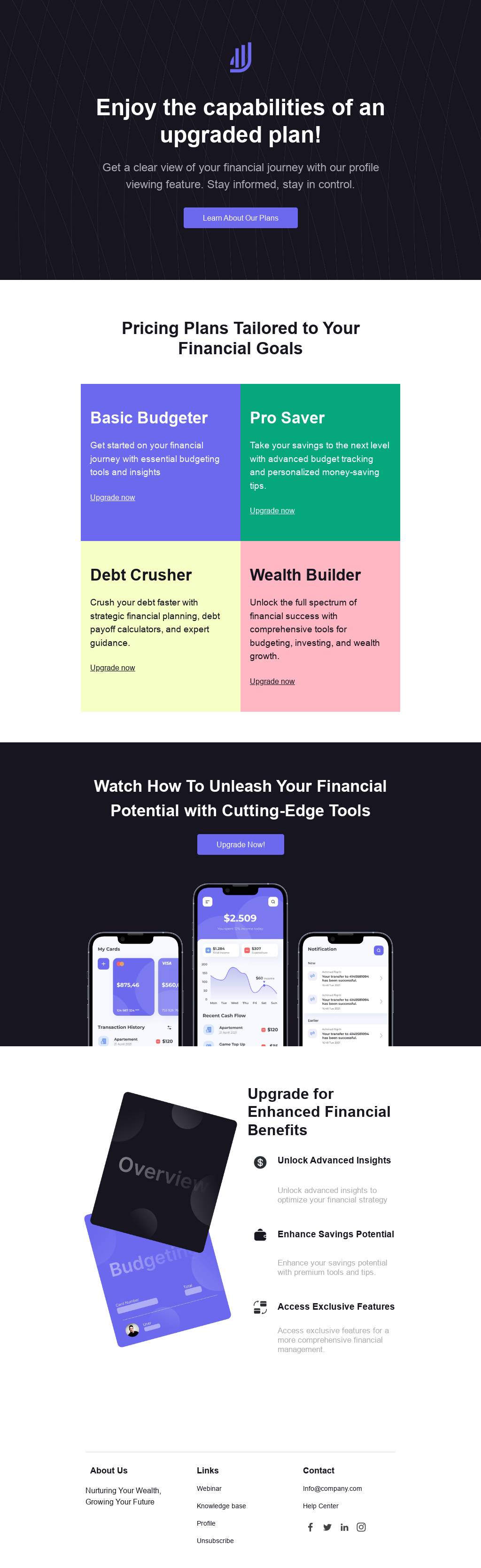 Upgrade for smarter financial decisions