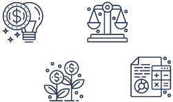 Set Of Budgeting Icons