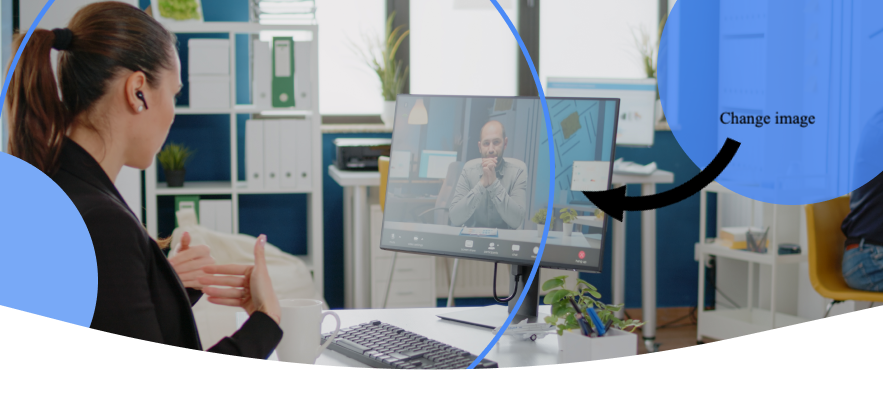 having a video call