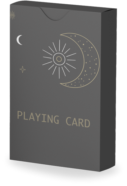 Black playing cards