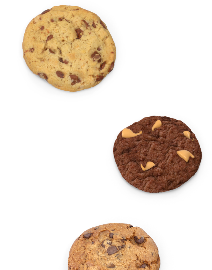 3 cookies