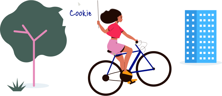 Girl on the bike