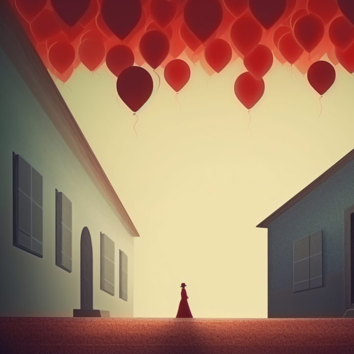 red balloons