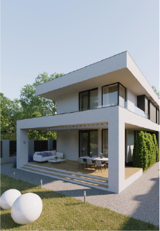 Modern House with Patio