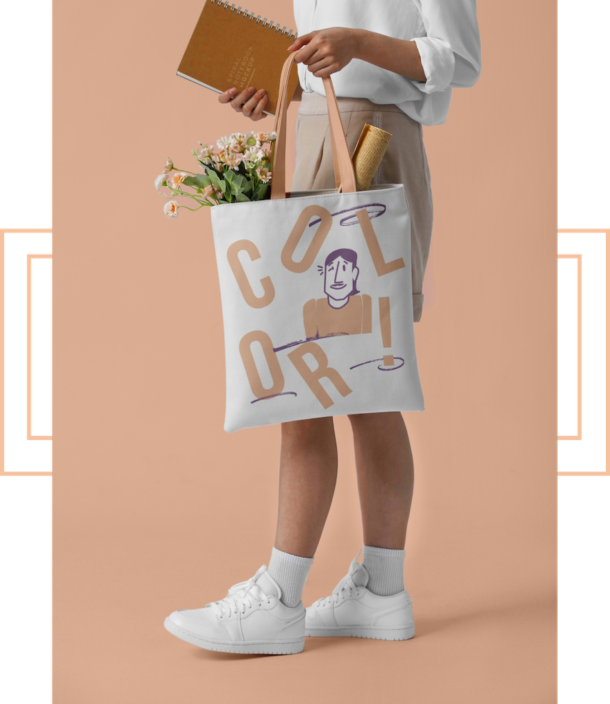 lady holding bag