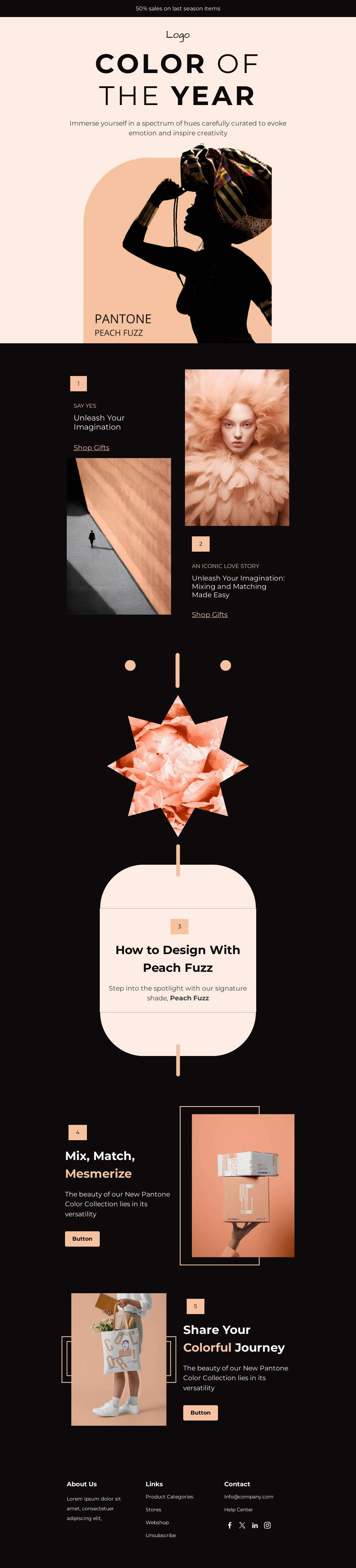 How to Design With Pantone Peach Fuzz