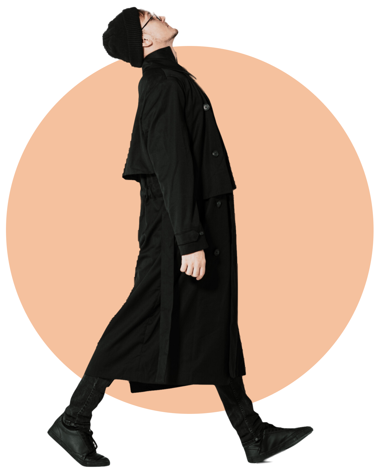 Dude walking