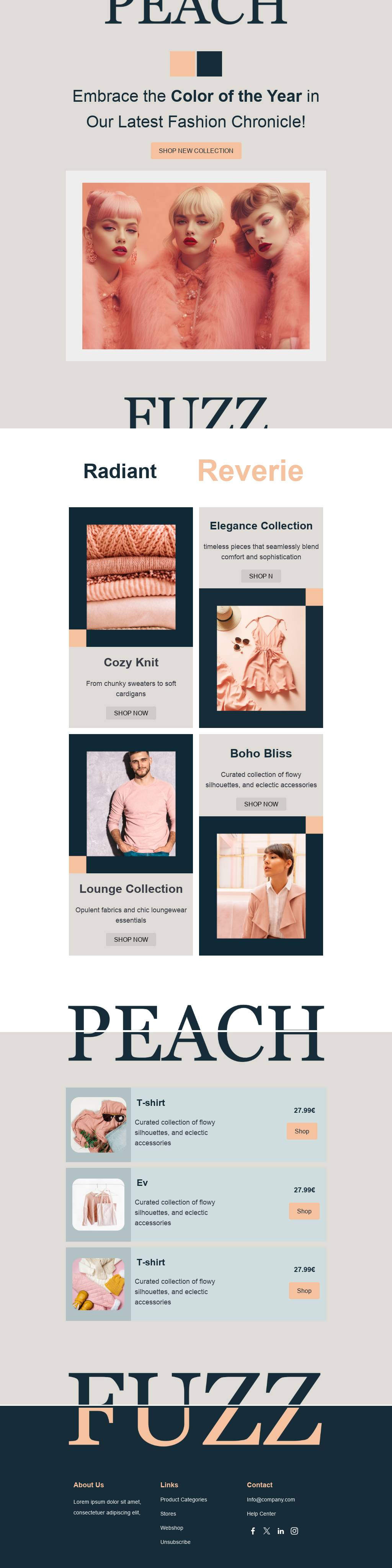 Color of The Year Collection Email