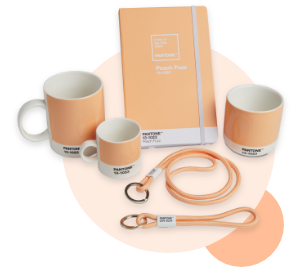 Pantone marketing items.