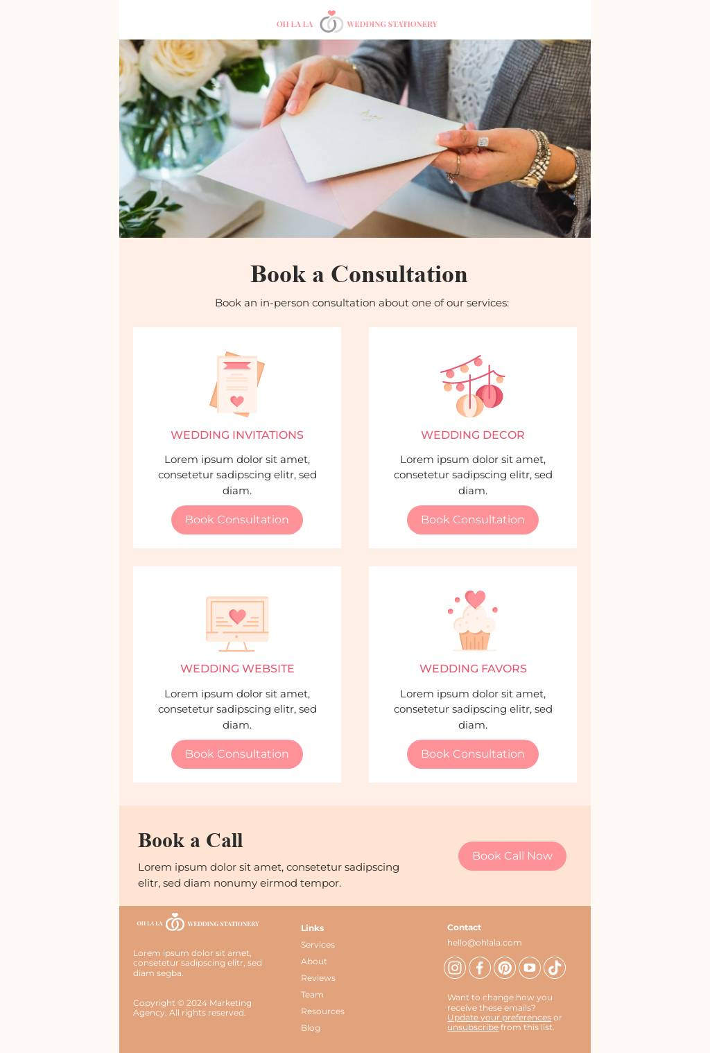 Book a Wedding Invitation Consultation