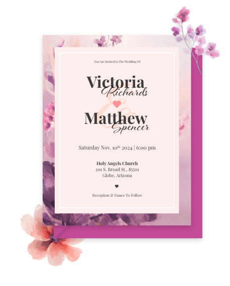 Wedding invitation