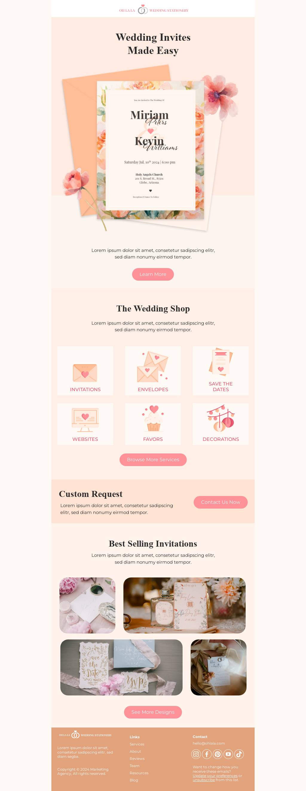 Wedding Invitations Services