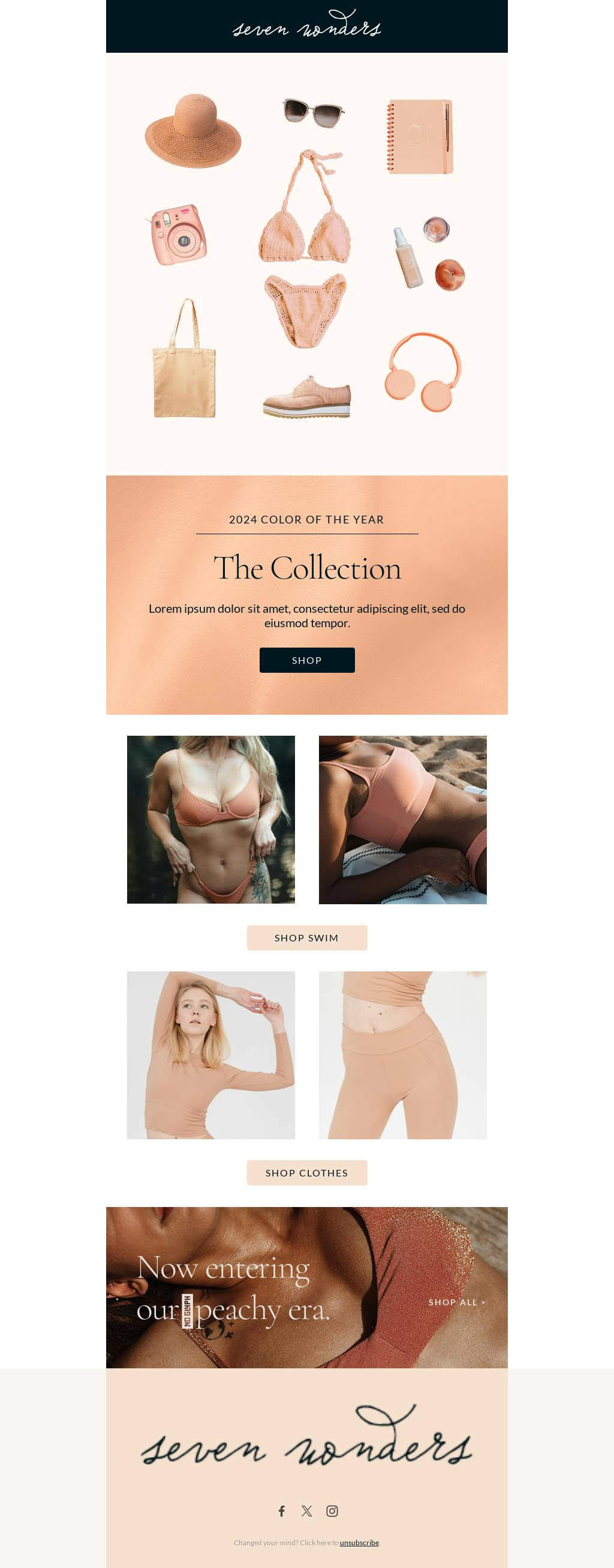 The Color of the Year Collection Email