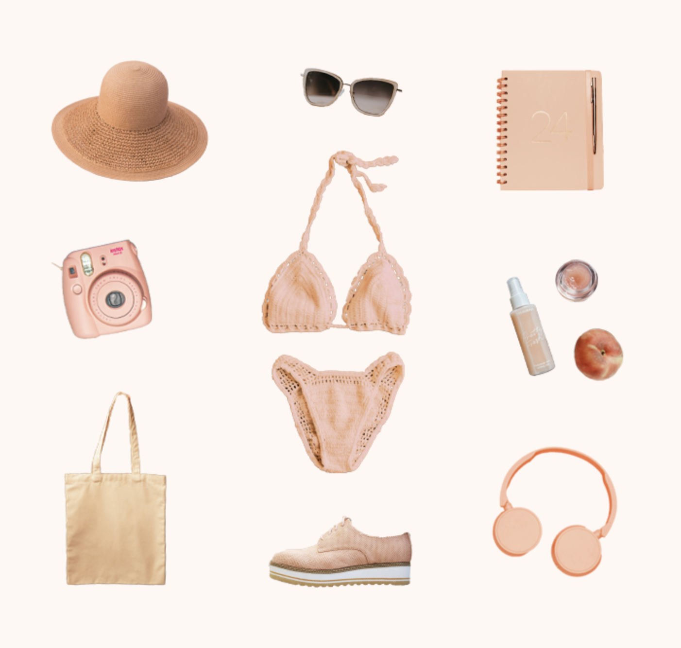 Peach Fashion Items