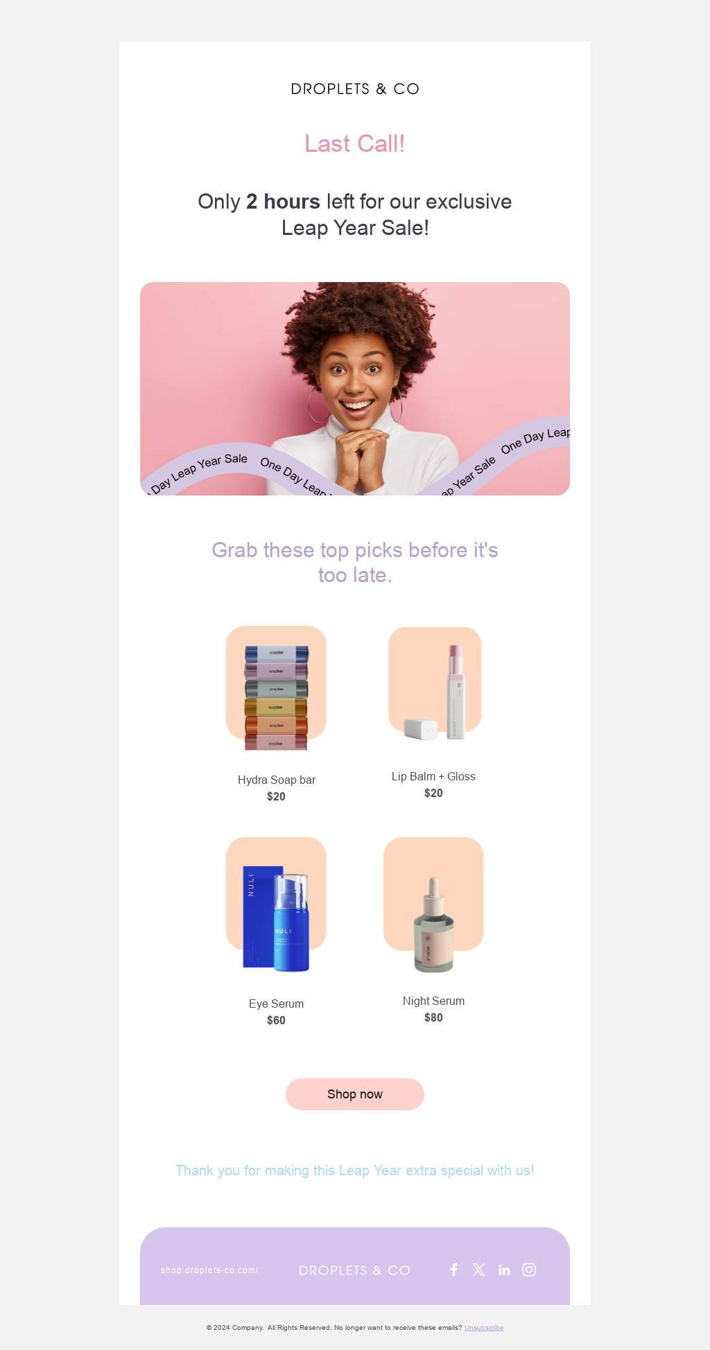 Leap Year Sale is Ending!