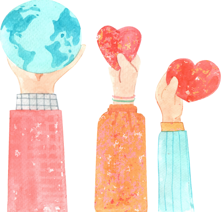 helping each other