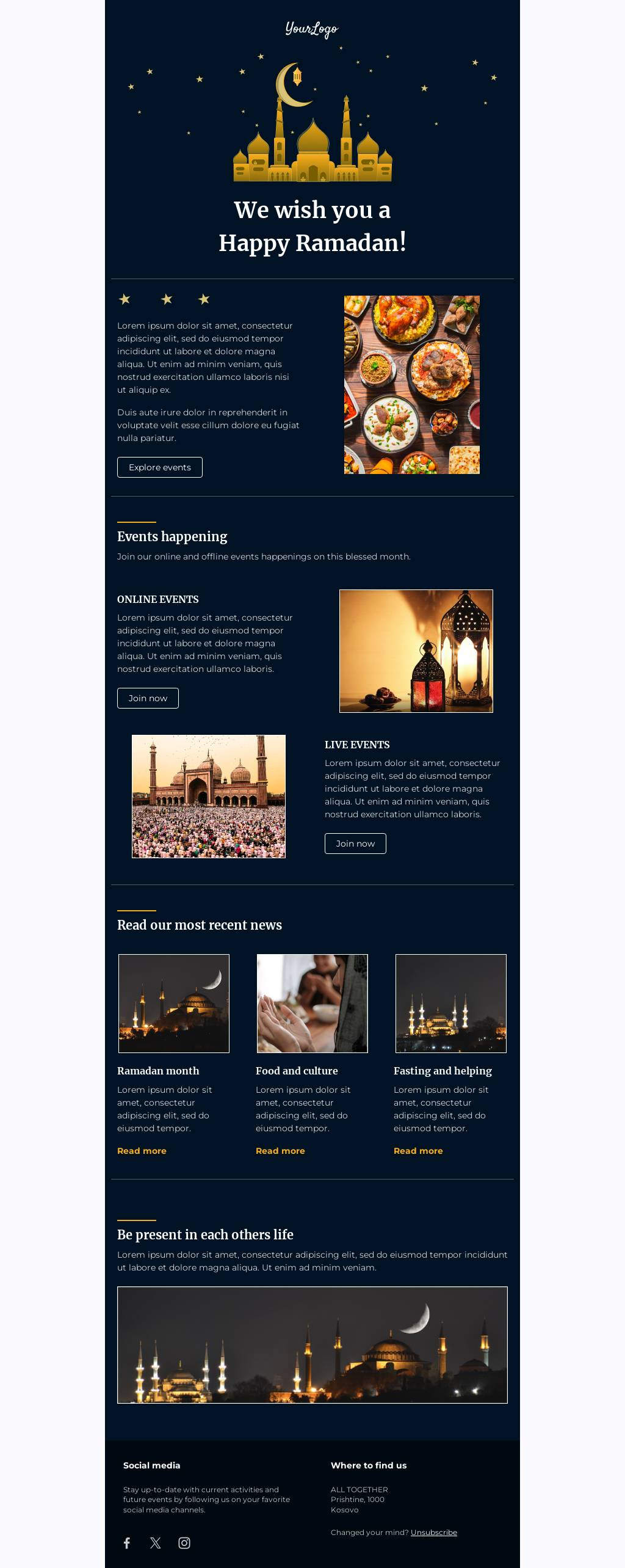 Ramadan Events
