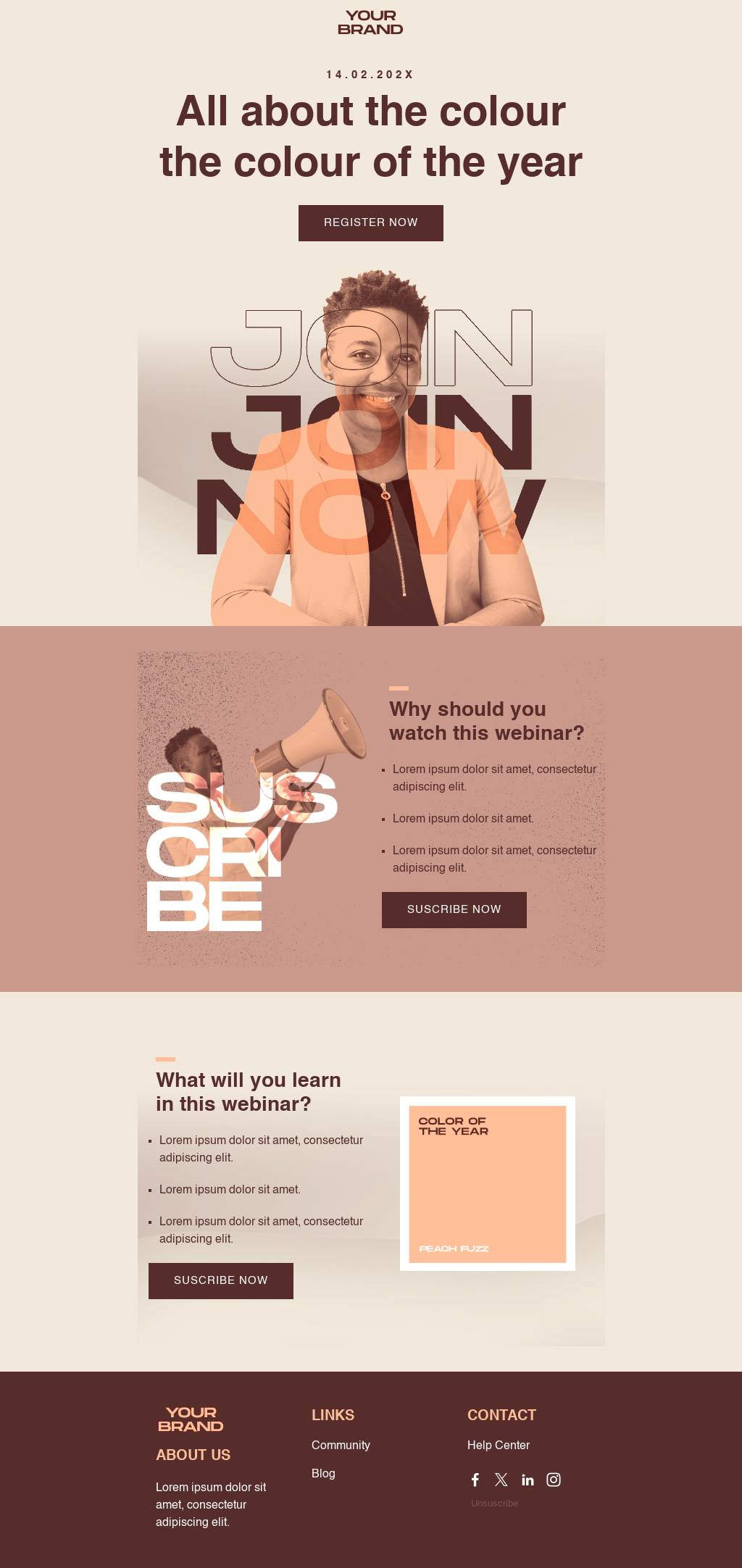 Webinar Announcement For Design Agency