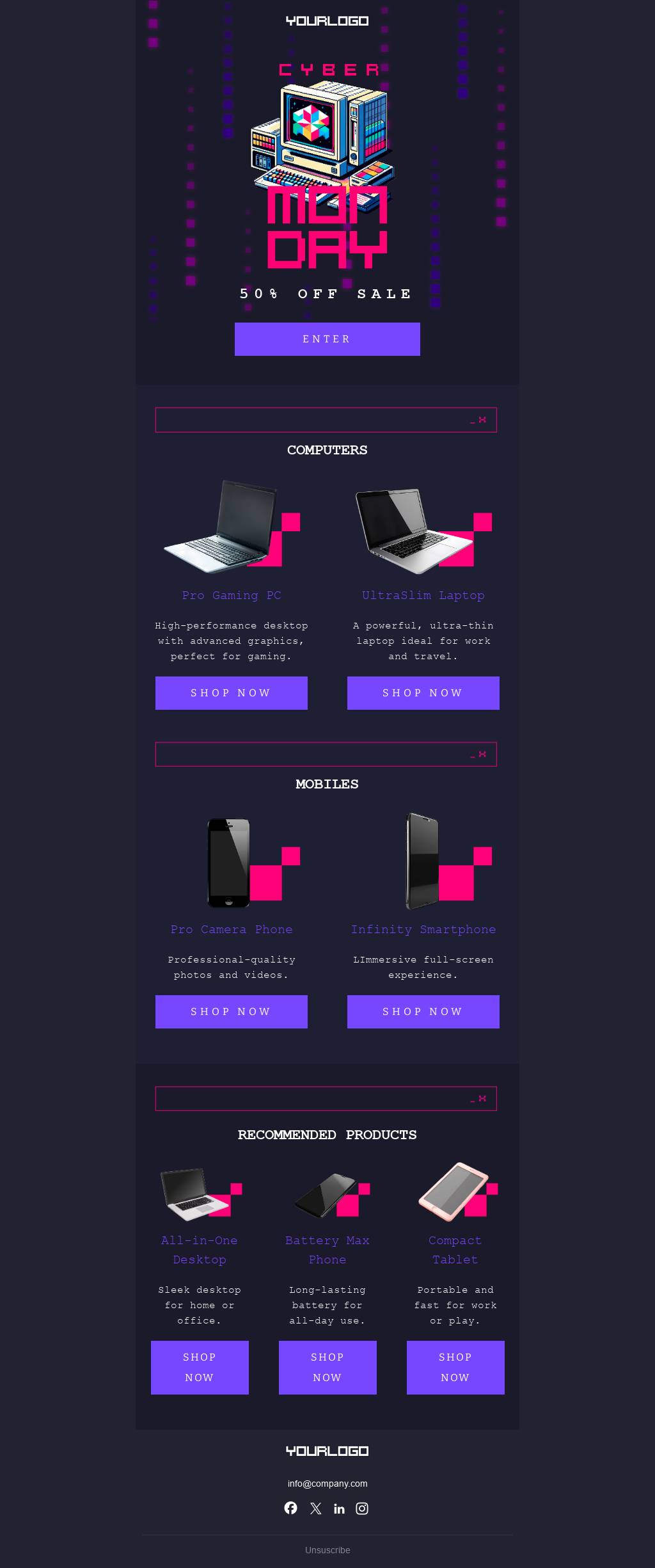 Retro Cyber Monday