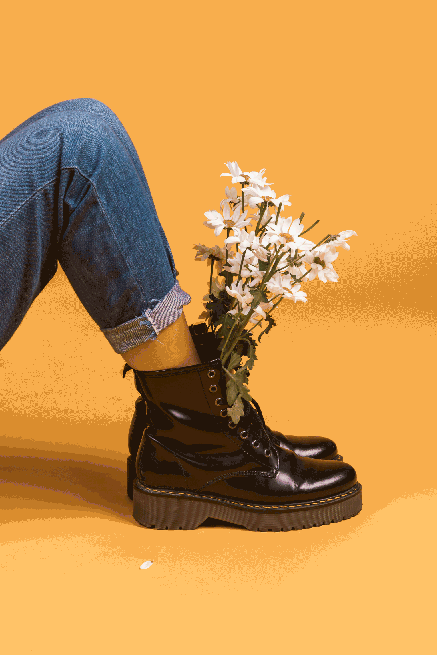 Black boots