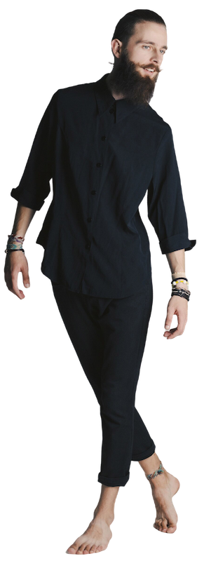Guy wearing black