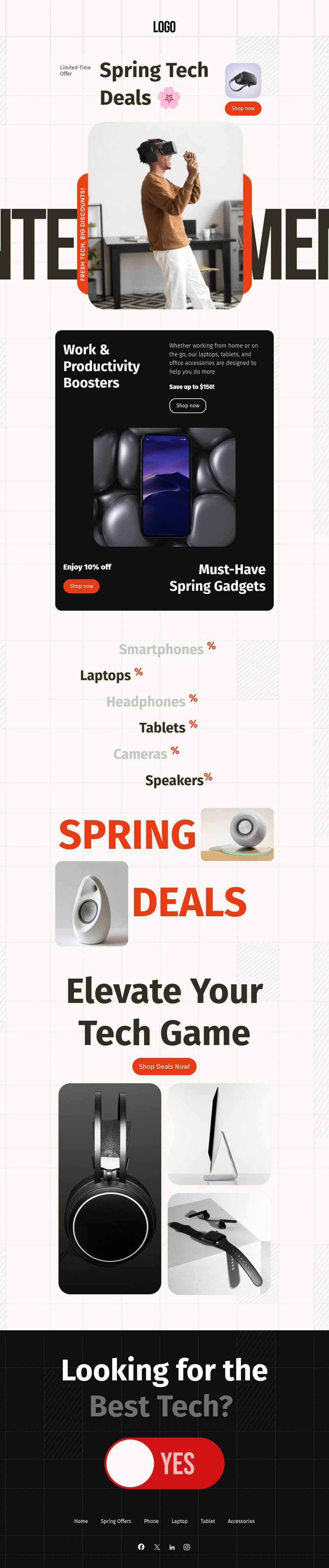 Spring Tech Deals