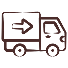 a truck with a box on it