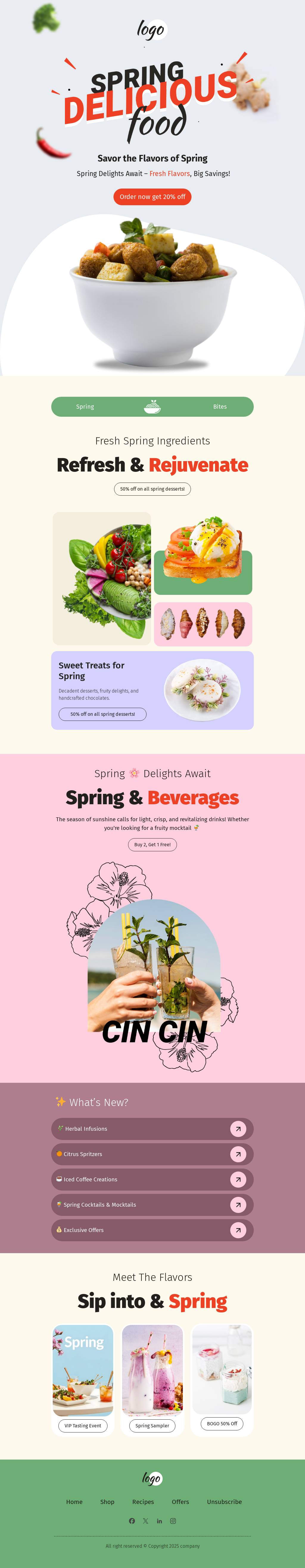 Your Spring Menu Just Got Better