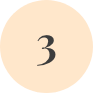 a number 3 on a light yellow circle