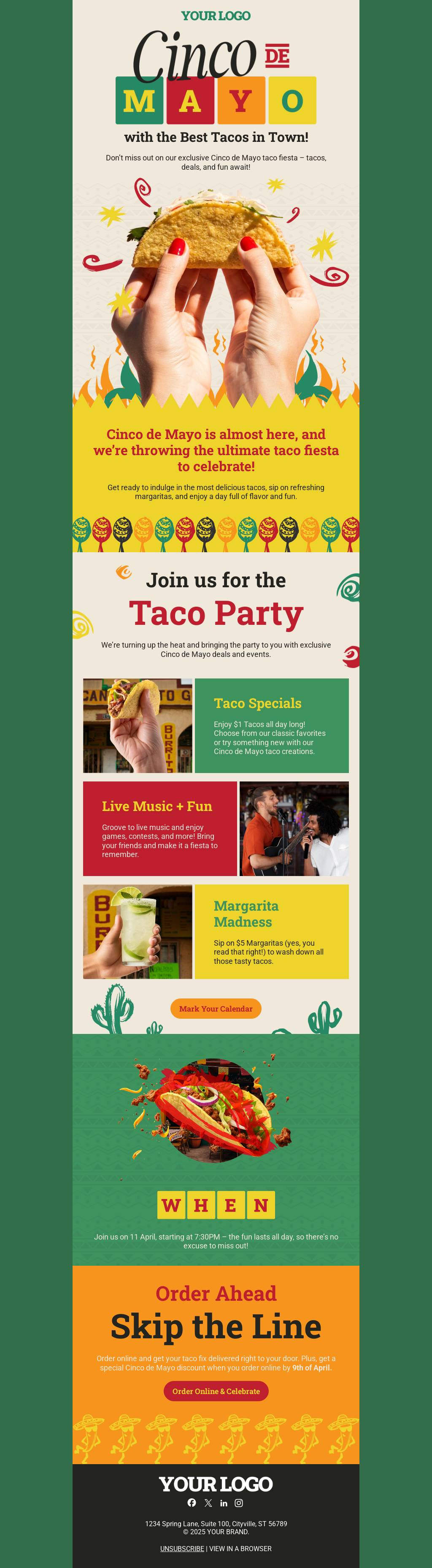 Cinco De Mayo Taco & Margarita Party