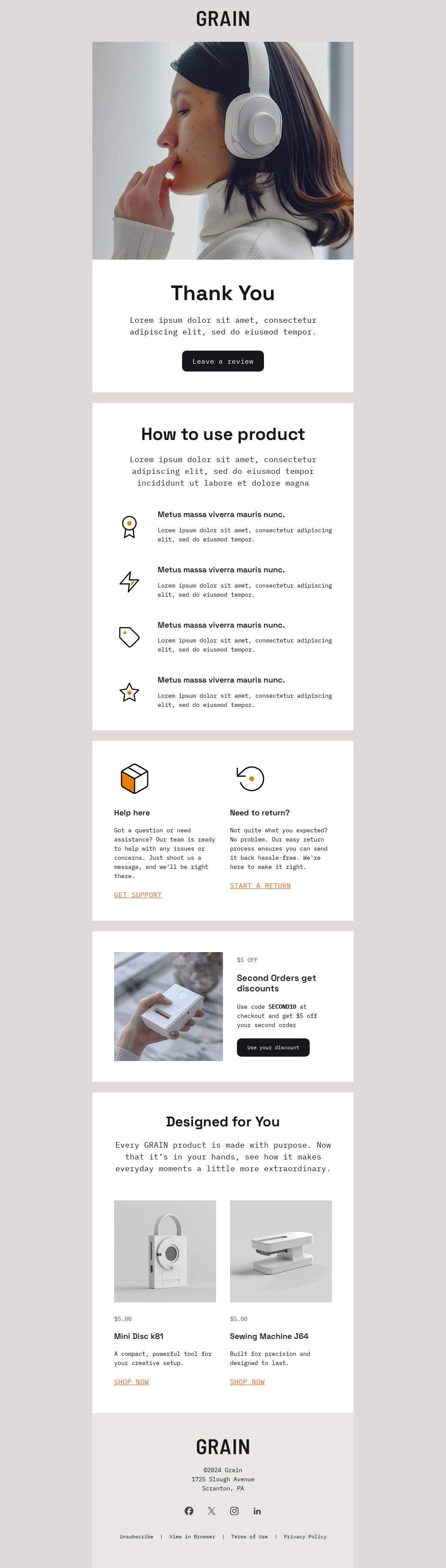 Enjoying Your Purchase? Let's Stay Connected!