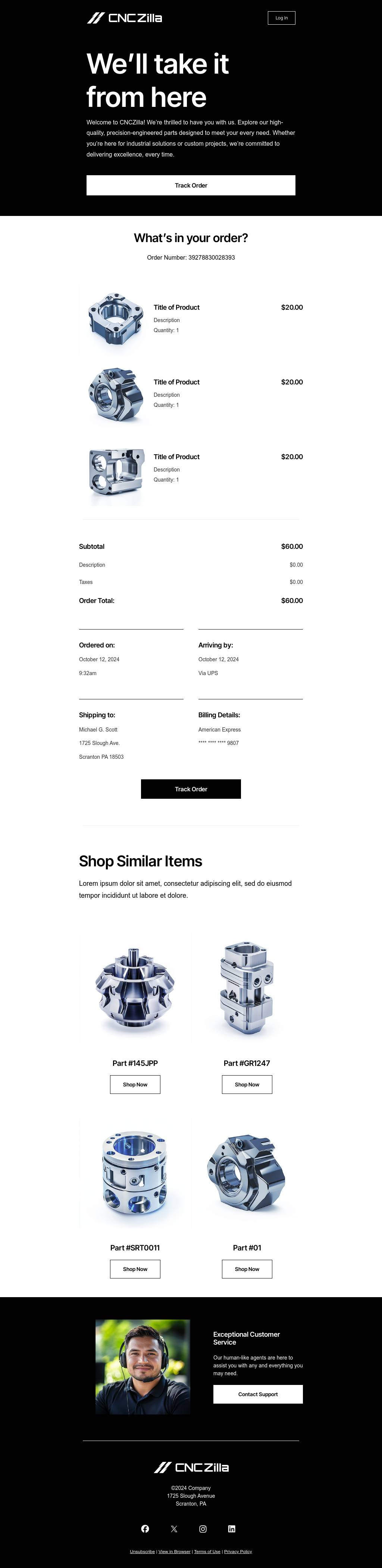 Your Order’s In